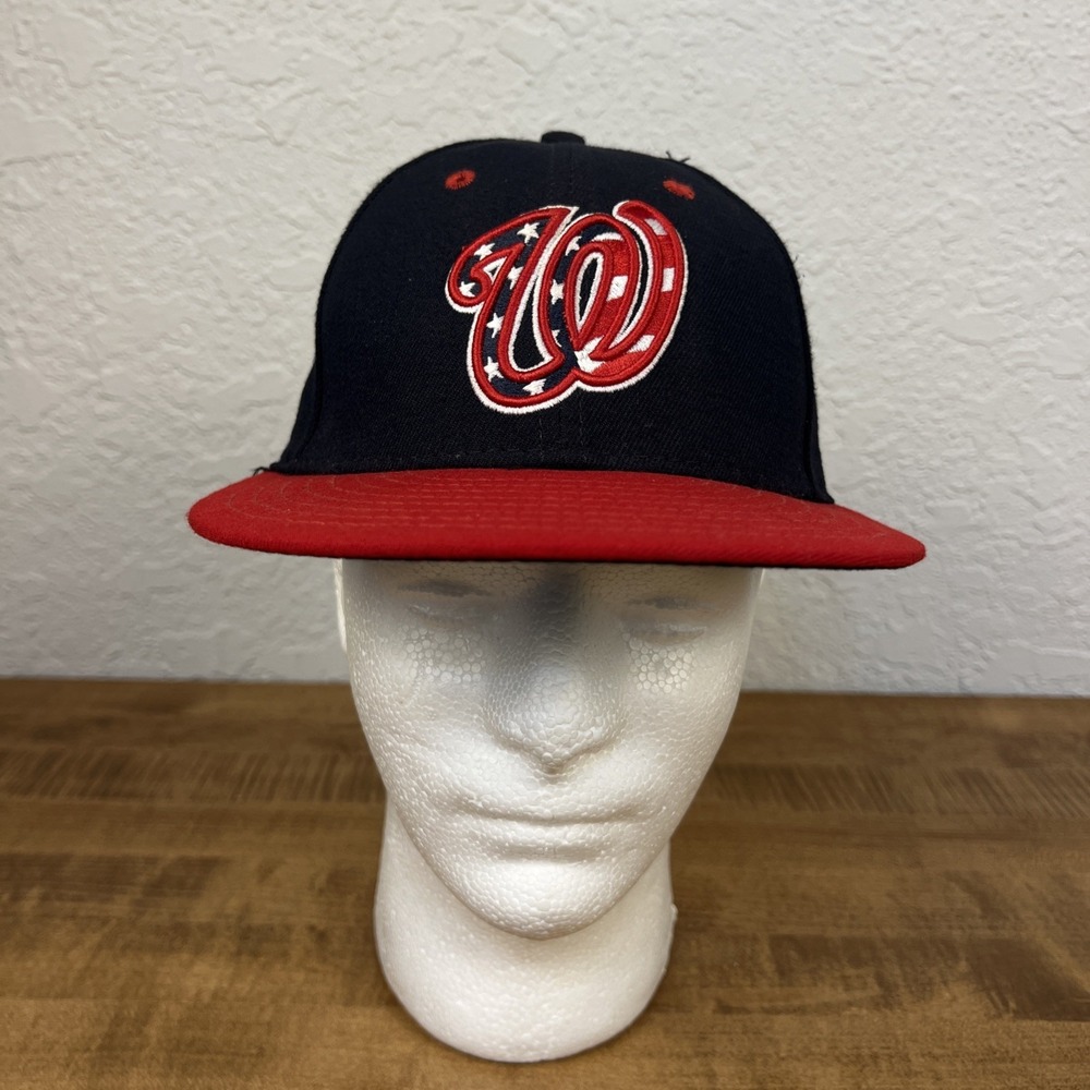 MLB‎ Washington Nationals 59Fifty Official On-Field Cap USA Flag New Era 6 7/8